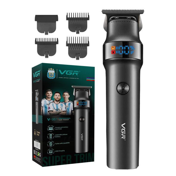 VGR V-987 Professional Hair Trimmer – Best Cordless Precision Trimmer in Pakistan