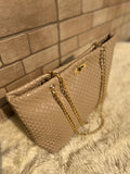 The Rhombus Shoulder Bag “Sandy Beige”