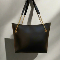 Casual Chic Black Tote