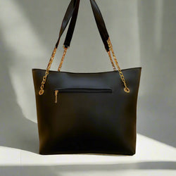 Casual Chic Black Tote
