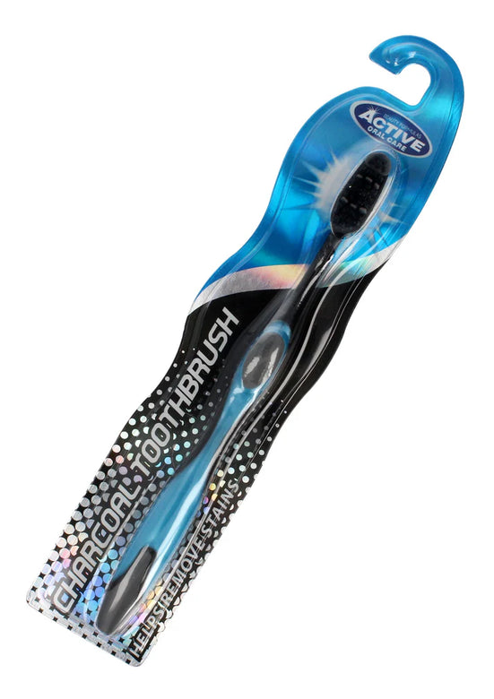 : Beauty Formulas Active Oral Care Charcoal Toothbrush | Stain Removal
