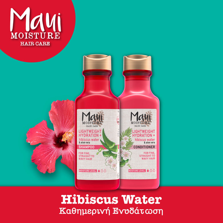 Maui Moisture Hibiscus Water Shampoo & Conditioner | Fine Hair