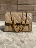 Cross body bag with golden chain - Crossbody bag Choicemall