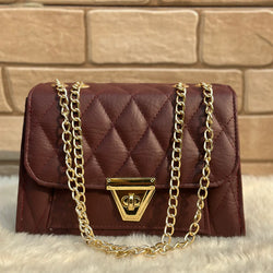 Crossbody Chain Bag “Maroon