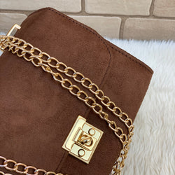 Alcan Chic Crossbody Bag - Russet Brown