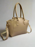 Petite Satchel Purse “Sandy Beige