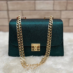 Crossbody Chain Bag Celestial Teal | choicemall