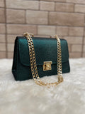 Crossbody Chain Bag Celestial Teal | choicemall