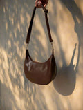 Crossbody Hobo Bag “Wood Moon”