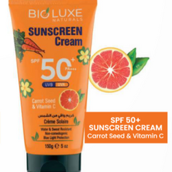 Bio Luxe Naturals SPF 50+ Sunscreen | Carrot Seed & Vit-C