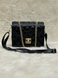 Pyramid Black Crossbody Bag | choicemall