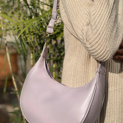 Crossbody Hobo Bag “Lavender Moon