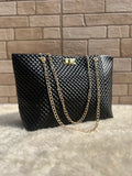 Rhombus Black Shoulder Bag