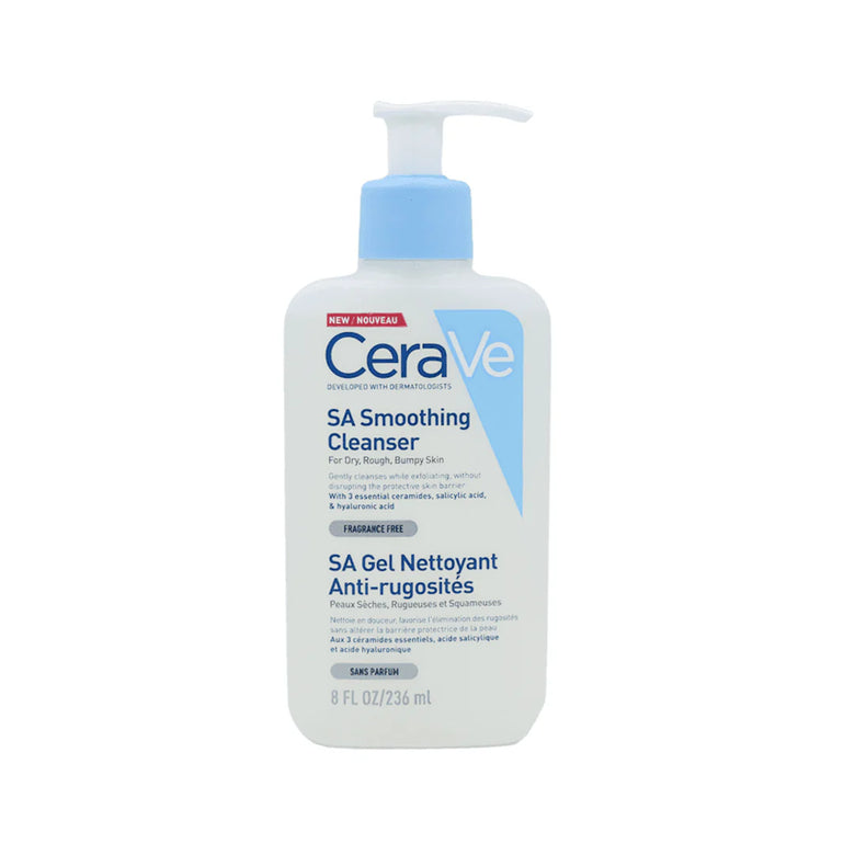 CeraVe- Sa Smoothing Cleanser For Dry Rough Bumpy Skin-236Ml