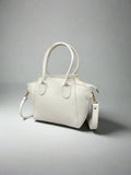 Petite Satchel Purse “Dove White