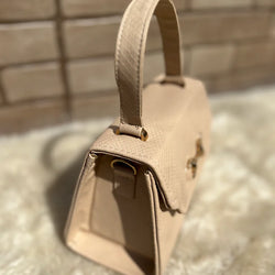 Versatile Amphibian Mini Hand bag “Bisque”