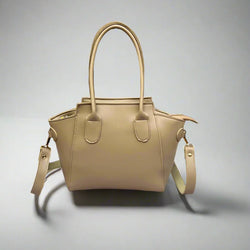 Petite Satchel Purse “Sandy Beige