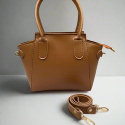 Petite Satchel Purse “Tawny Brown