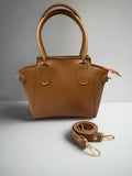 Petite Satchel Purse “Tawny Brown