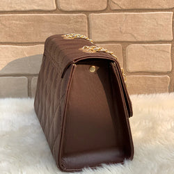 Crossbody Chain Bag “Chocolate Brown