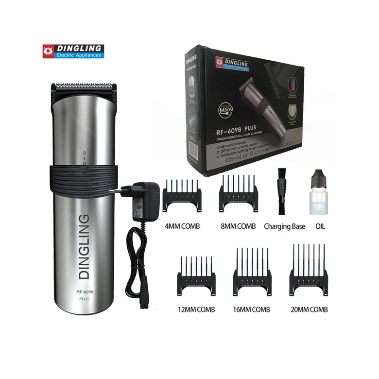 Dingling RF-609B PLUS Hair Clipper | 5 Length Settings | Choicemall.pk