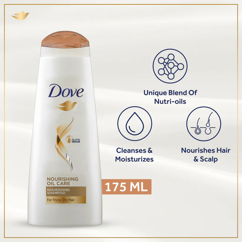 Dove Shampoo Nourishing Oil - 175Ml