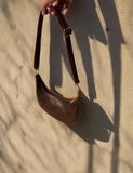 Crossbody Hobo Bag “Wood Moon”