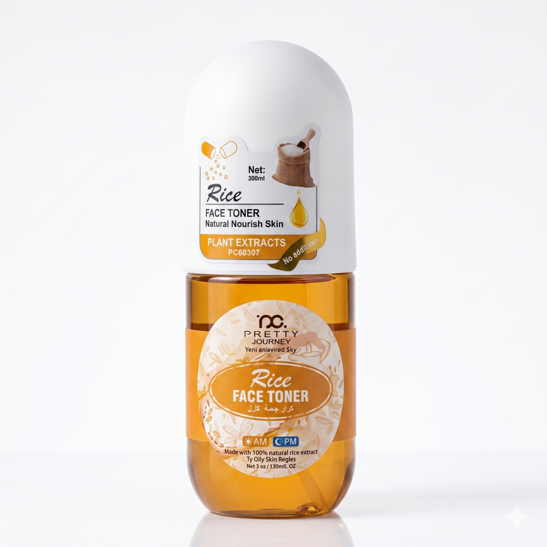 Rice Face Toner | 100% Natural Rice Extract | AM/PM Routine