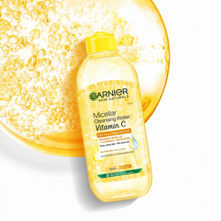 Garnier Vitamin C Micellar Cleansing Water | Brightens Dull Skin