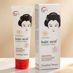 GuanJing Kojic Acid Sunscreen Cream | SPF 50 PA+++ & Dark Spot Fader
