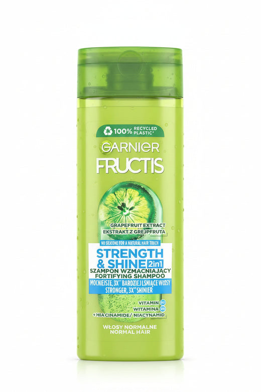 Garnier Fructis Strength & Shine 2-in-1 Fortifying Shampoo | Normal Hair