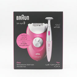 Braun Silk-épil 3 Epilator & Bikini Styler | 4 Weeks Smooth Skin