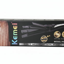 Kemei 3-in-1 Multifunction Perfect Curl KM-988 | Choicemall.pk