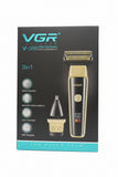 VGR V-366 3-in-1 Professional Men's Grooming Kit