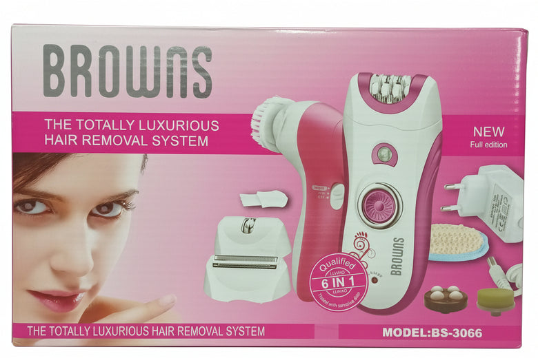 Browns 6-in-1 Hair Removal System BS-3066