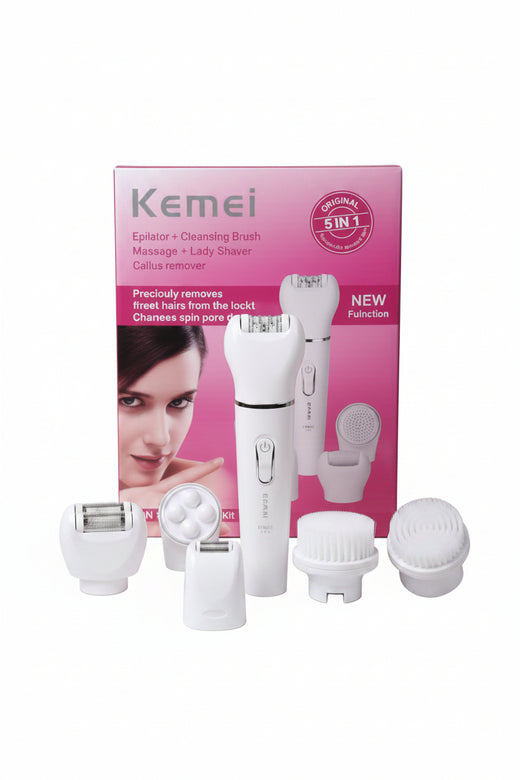 Kemei 5-in-1 Beauty Tools Kit KM-2199 | Epilator