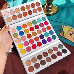 Beauty Glazed Gorgeous Eye Shadow Tray Palette Make Me Gorgeous 63 Colors