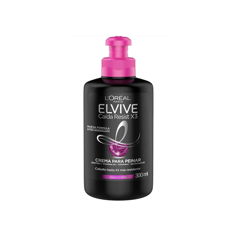 Loreal Elvive Para Peinar Caida Resist X3 Hair Cream 300ml