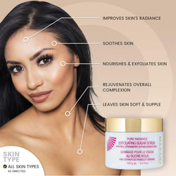 Makari Exfoliating Sugar Scrub With Strawberry & Pomegranate Seed 125g