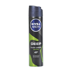 Nivea Men Deep Black Carbon Amazonia Body Spray 150ml