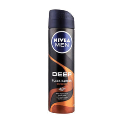 Nivea Men Deep Black Carbon Espresso Body Spray 150ml