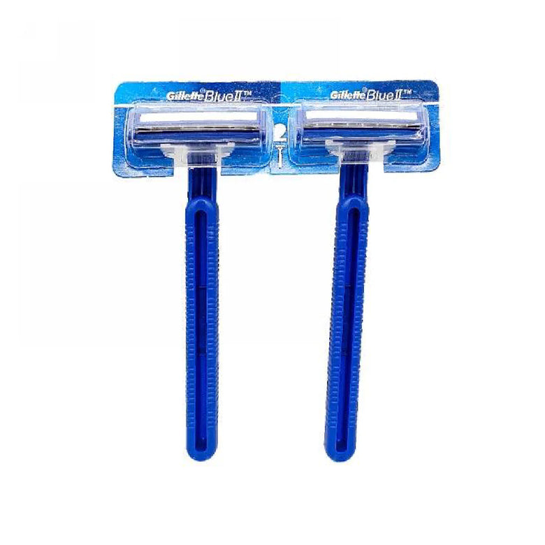 Gillette Blue II Disposable Razor 2PCS – Smooth & Comfortable Shaving Razor