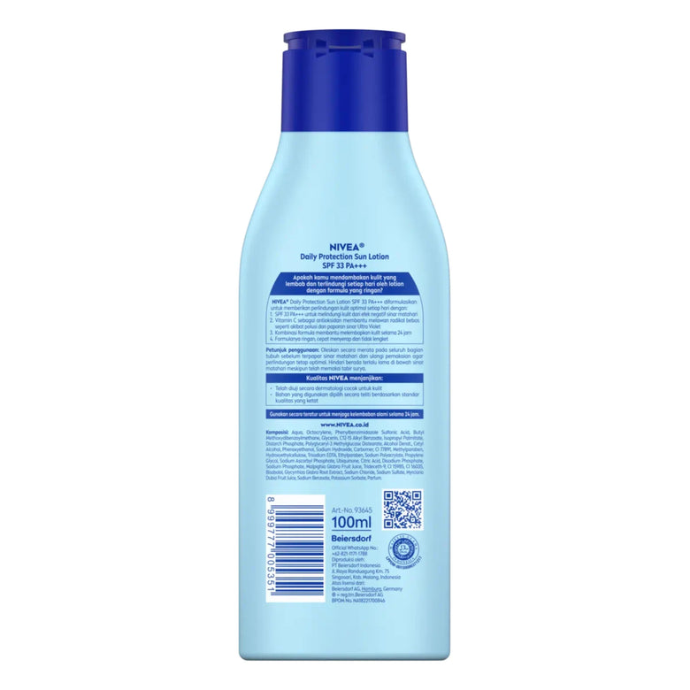 Nivea Sun Daily Protection Sun Lotion SPF 33 PA+++ 100ml