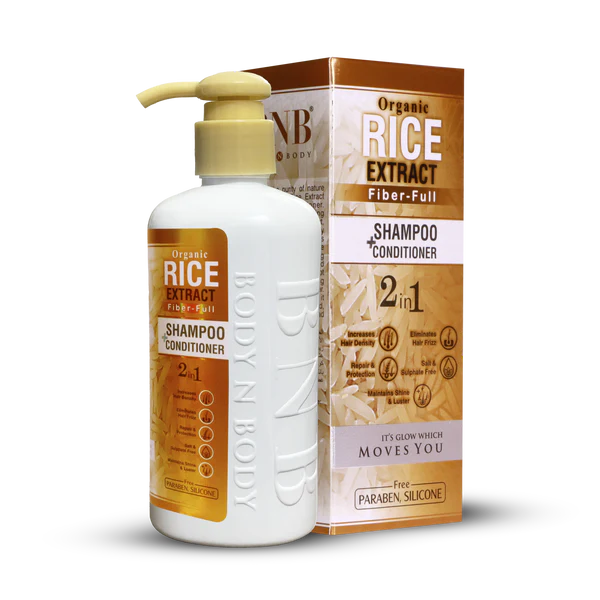 Organic Rice Extract Shampoo + Conditioner For Hair Growth