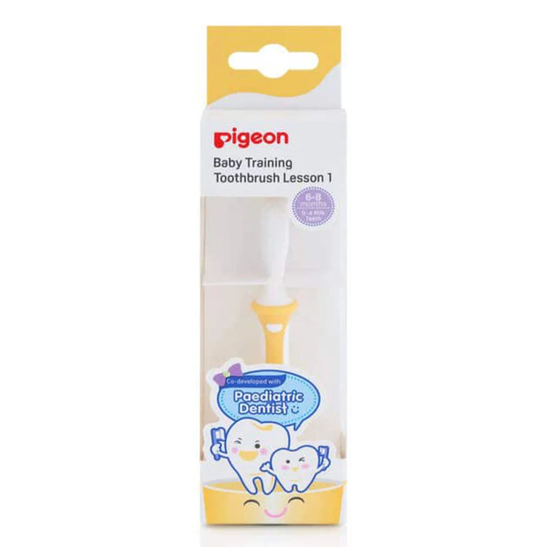 Pigeon Training Toothbrush Lesson 1 Yellow
