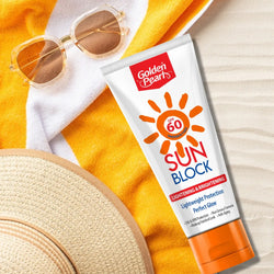 Golden Pearl Sun Block SPF 60 | Lightening & Brightening | Original in Pakistan