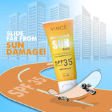 VINCÉ Whitening Sun Block SPF 35 | 100% Mineral