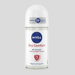 Nivea Dry Comfort 0% Alcohol Anti-Perspirant Deodorant Roll On - 50ml