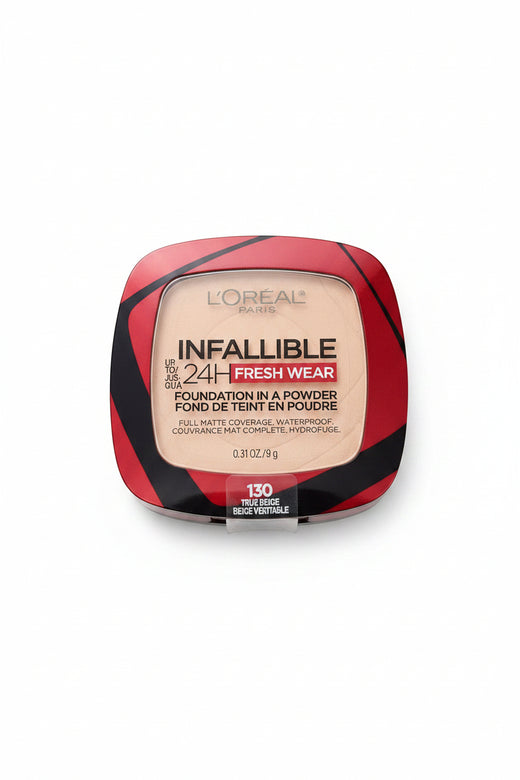 L'Oréal Infallible 24H Fresh Wear Powder Foundation | 130 True Beige