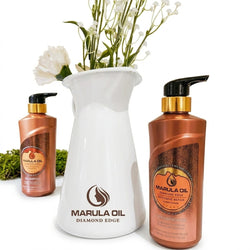Marula Oil Diamond Edge Shampoo & Conditioner Set | Intensive Repair